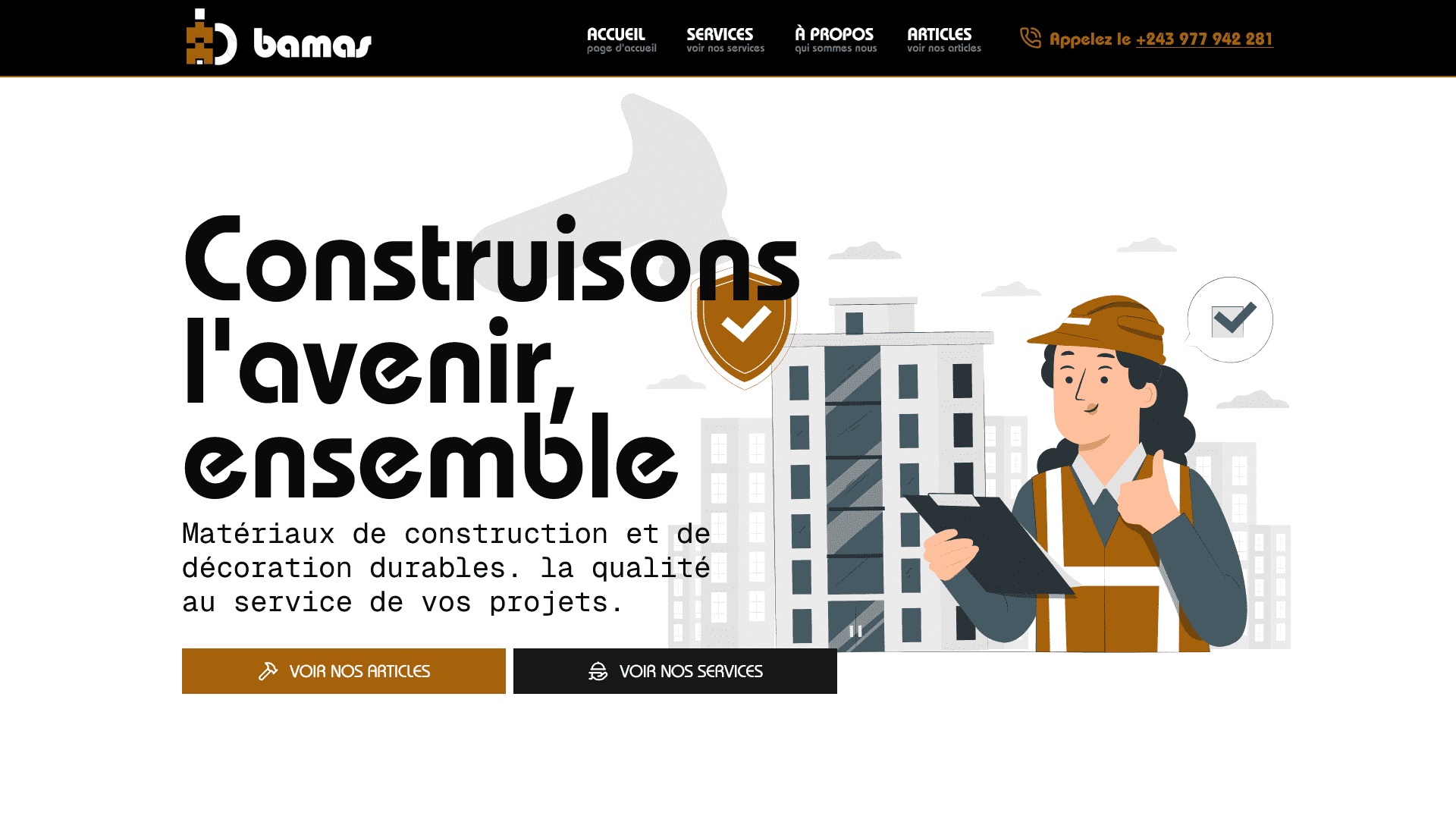 Apercu du projet Bamas SARL